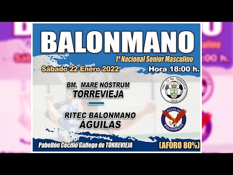 BM. Mare Nostrum Torrevieja -  Ritec Balonmano Águilas