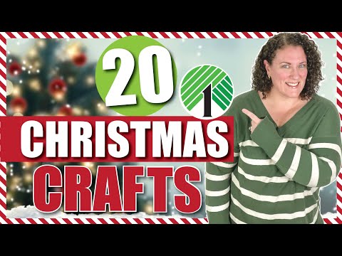 20 Dollar Tree CHRISTMAS Crafts That are Fun To Make