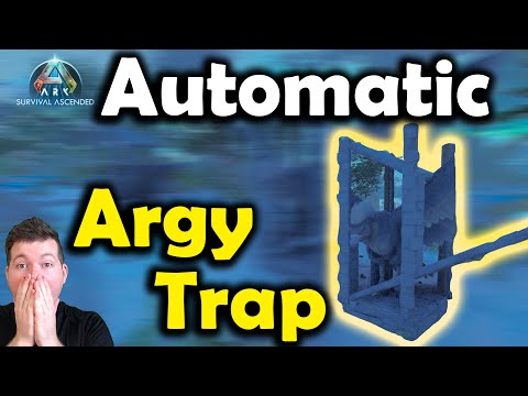 Easiest and Cheapest AUTOMATIC Argentavis Trap for New Players - Ark Survival Ascended - HOW TO!