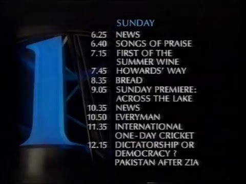 BBC1 Closedown - 3 September 1988