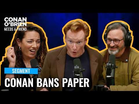 Conan Berates Matt Gourley For Being Noisy During An Interview | Conan O'Brien Needs A Friend