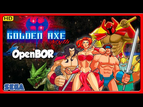 Golden Axe Myth - Gameplay with Tyris Flare (OpenBOR) [Playthrough/LongPlay]