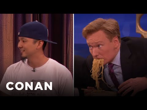 Ramen Chef Keizo Shimamoto Teaches Proper Ramen-Eating Technique | CONAN on TBS