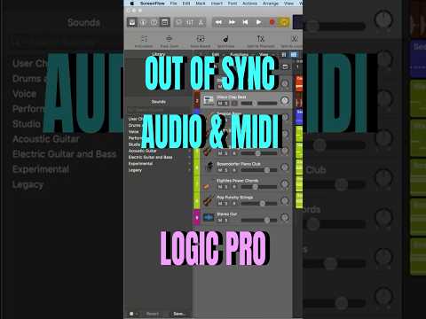 Fix Logic Pro Audio and MIDI Sync Fast!
