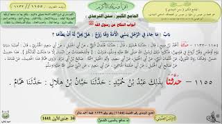 صورة شرح الجامع الكبير سنن الترمذي : باب ماجاء في الرجل يسبي الأمة ولها - الحديث 1155 ماهر ياسين الفحل