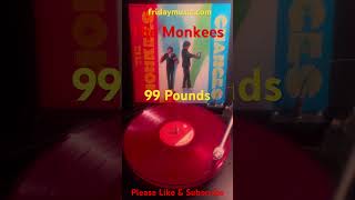 THE MONKEES 99 Pounds New Red Vinyl #fridaymusic #themonkees #newrelease #joereagoso #davyjones #lp