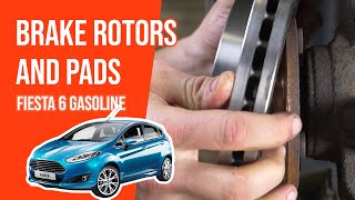 Youtube thumbnail of video "How to replace the front brake rotors and pads Fiesta 6 1.0 ECOBOOST 🚗"