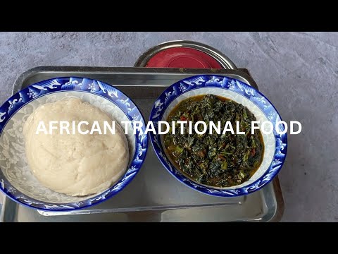 Cooking one of Africa’s local foods/Dodo and Ugali