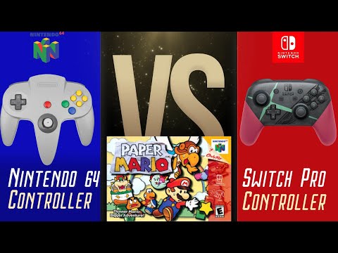 N64 vs Switch Pro - Paper Mario - Which controller is best now that thousand year door is out???