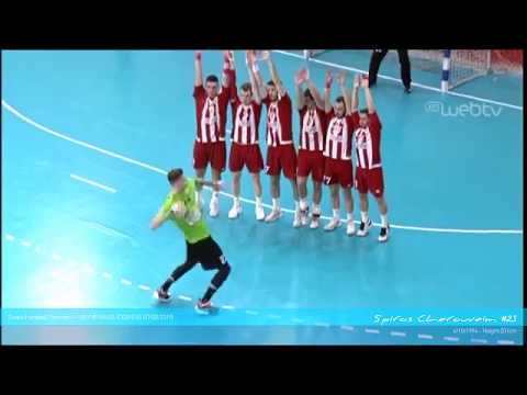 Spyros Cherouveim 2018-19 - Left Back Greek Handball Player - Diomidis Argous