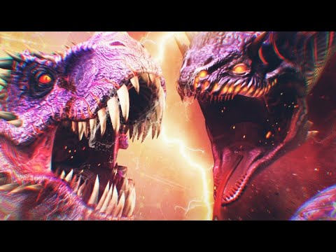 Omega 09 VS Ouroboros 66 Boss Battle || Jurassic World: The Game