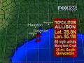Tropical Storm Allison Weather Update - June 5, 2001
