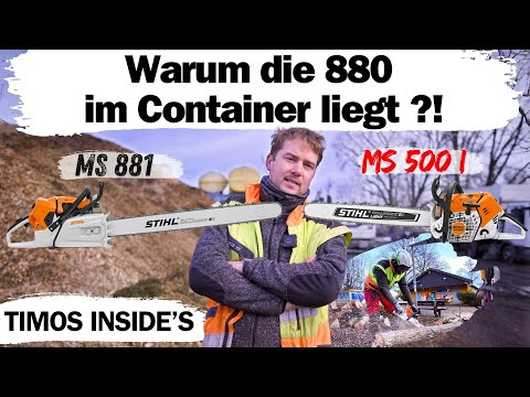 STIHL 500i vs. 880 – Welche Säge ist wirklich besser? 🪓