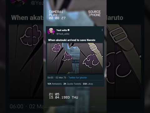 When Akatsuki arrived to save Naruto 🥶 | #narutoshippuden #anime #edit