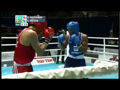 Middle (75kg) QF- Suzhanov Danabek (KAZ) VS Falcao Esquiva (BRA) -2011 AIBA World Champs