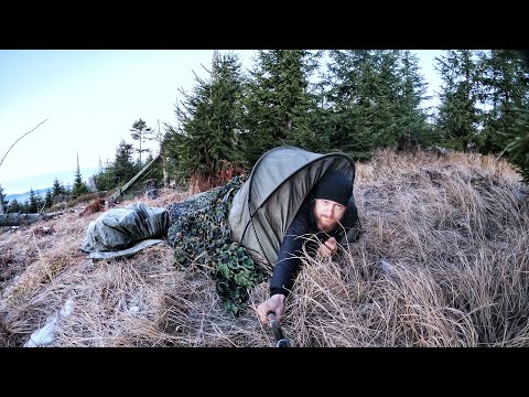 3 Tage Wildnis bei -4 °C | Mit Militär Ausrüstung - Tag 2 | Fritz Meinecke