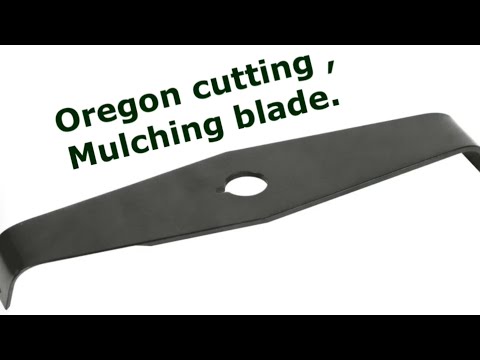 Oregon cutting / Mulching blade fitting on my Stihl FS450 brush cutter (Cutting action)