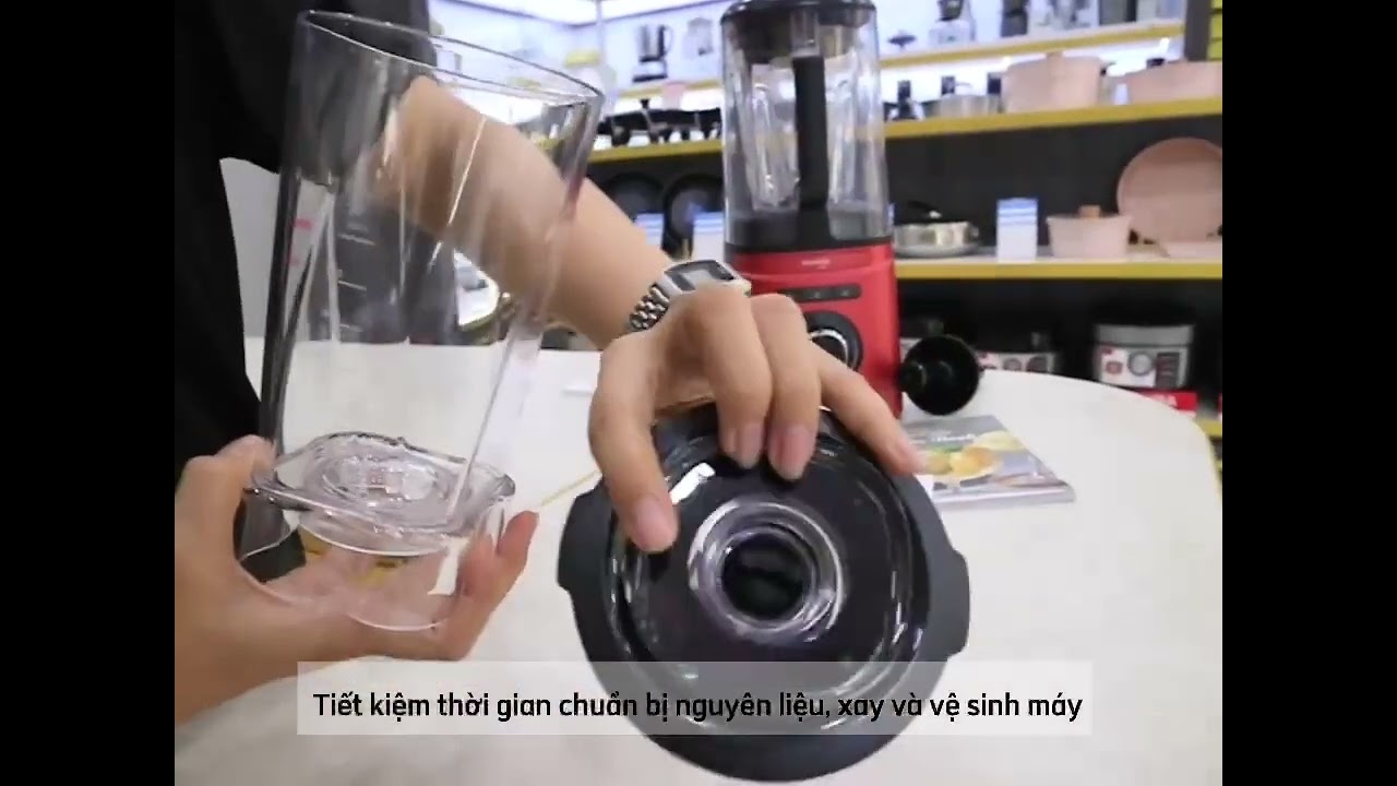 Đập hộp máy xay sinh tố chân không hiệu Kuvings SV-400MB [SV-400]