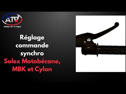 Comment régler la commande synchro des Solex ?