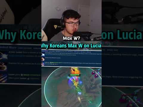 Why Koreans Max W on Lucian😎