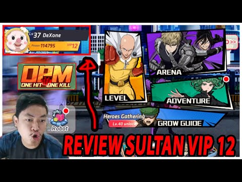 👊👊AKHIRNYA REVIEW AKUN SULTAN VIP 12!! CHARACTER LENGKAP DENGAN 1 SSR+!! - OPM : ONE HIT ONE SKILL