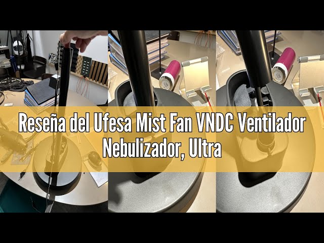 Vídeo relacionado con Ufesa Mist Fan VNDC Ventilador Nebulizador, Ultra Silencioso, Mando a Distancia, 3 Modos, Temporizador, 9 Velocidades, 40cm Diámtetro, 8 Aspas, 60W