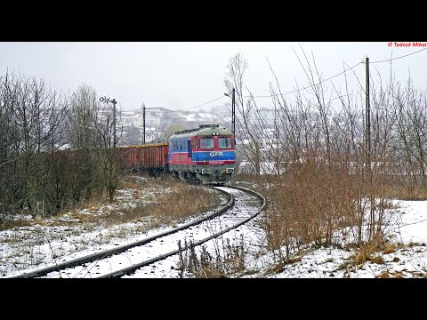 [4K] Grup Feroviar Roman DA 1508 with 40 cars with scrap wood Falticeni - Dolhasca [March,2021]