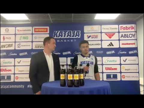 E. Hartikainen Oy Lehdistötilaisuus: Kataja Basket - Legia Warszawa | 85-89 (49-41) | 25.10.2023