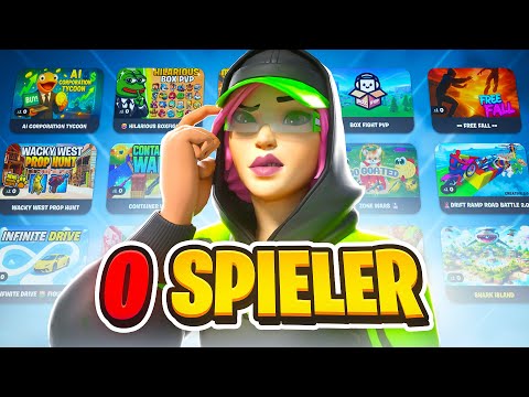 RUBIX SPIELT FORTNITE MAPS MIT 0 SPIELERN 🤢 (respektlos)