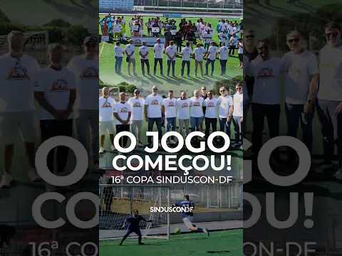 O jogo começou! 16ª Copa Sinduscon DF ⚽  #futebol #copadomundo