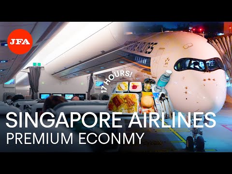 Flying the world's longest flight! 17 hours in Premium Economy with Singapore Airlines | TRIP REPORT