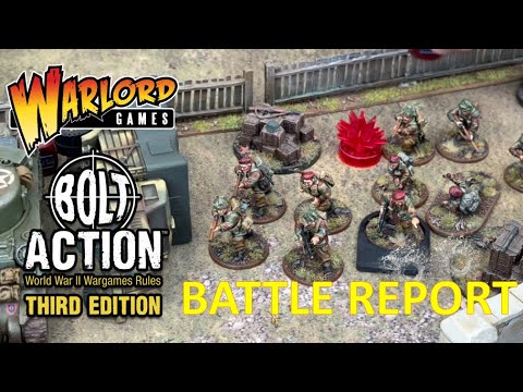 Engagement near Breville British Airborne v German Grenadiers Bolt Action battle report#warlordgames