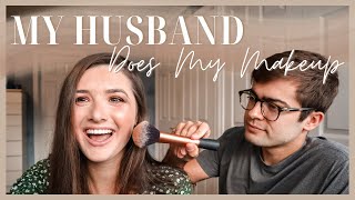 My Husband Does My Makeup + Mini Husband Tag (Quizzing My Husband On Me & Our Relationship)