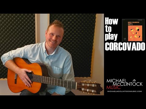 How to play Corcovado | Como tocar Corcovado | Guitar Tutorial | (Quiet Nights of Quiet Stars)