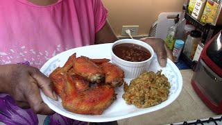 Diabetic Fried Chicken Wings/Whole Wheat Flour/No Sugar Spikes/ Fiber