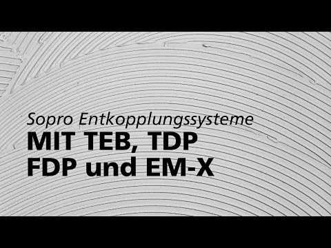 Effiziente Entkopplung und Trittschalldämmung mit Sopro