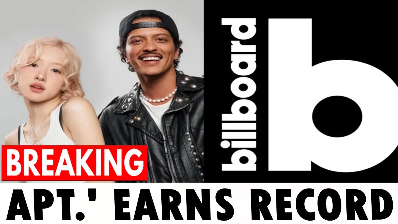 ROSE & Bruno Mars' 'APT.' Earns Record 15th Week Atop Billboard Global Excl. U.S. Chart