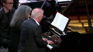 Argerich, Barenboim - Schubert - Rondo in A major, D 951 (BBC Proms 2016)