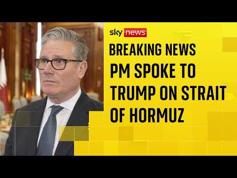 PM spoke to Trump on plan for Strait of Hormuz
