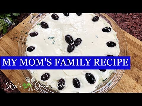 My Mom's Greek-Canadian Potato Salad Recipe - No Eggs Potato Salad Recipe