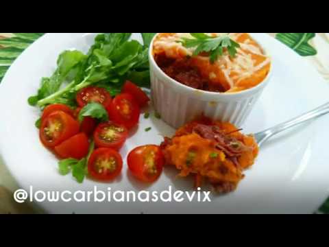 escondidinho de abóbora carne seca