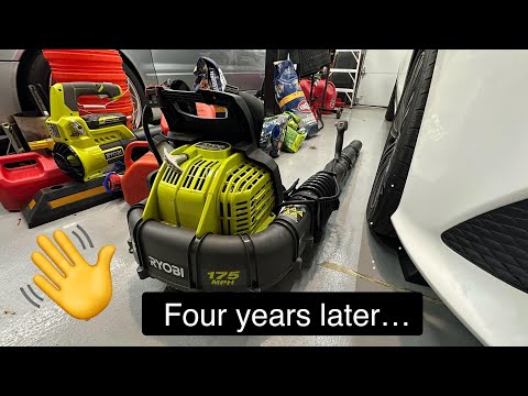 Ryobi RY38BP Gas Backpack Blower Update and Final Maintenance