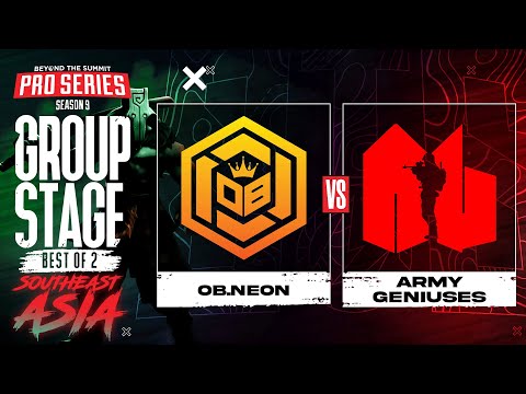 OB.Neon vs Army Geniuses Game 2 - BTS Pro Series 9 SEA: Group Stage w/ Ares & Danog