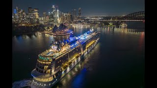 Anthem Of The Seas arrives in Sydney, Australia