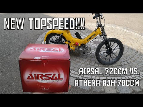 AIRSAL 72ccm vs ATHENA AJH 70ccm / PROJEKT ASPHALT #6 - RIBENS Puch Maxi