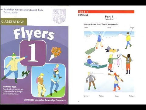 Flyers 1 - Test 1 with answer keys (kèm đáp án cuối mỗi phần)