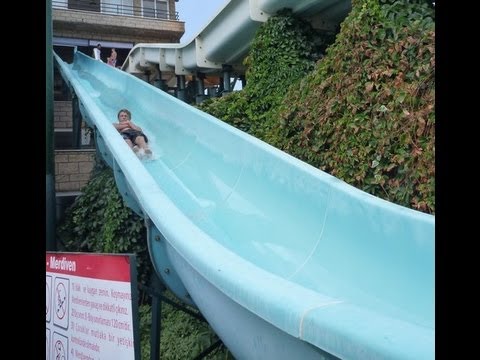 Atlantis Marmaris Water Park Free Fall Slide