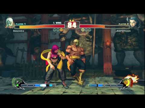 Street fighter 4 - Baszooka(El Fuerte) vs ScaryXited(Rose) match 10