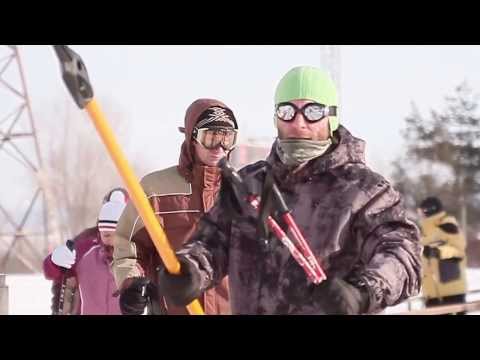 Видео: Видео горнолыжного курорта Ленинские горки СРК в Ульяновская область