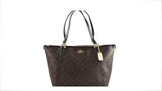 Coach Bags On Sale Online - Coach AVA Leather Shopper Tote Bag Handbag - On Sale Now
